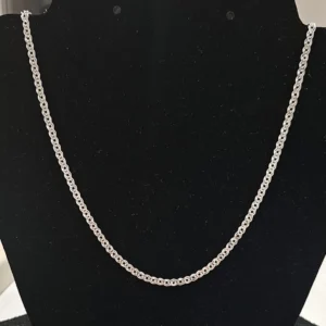 Srebrni lanac Dupli pancir 925 visoko poliran masivan rad