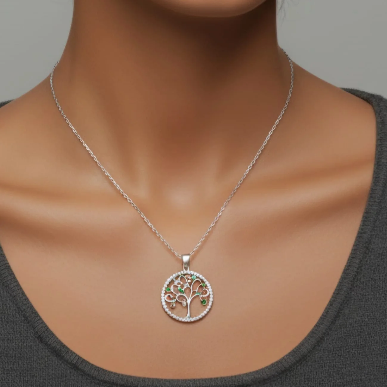 Srebrni privezak "Drvo života" 925 - Слика 3