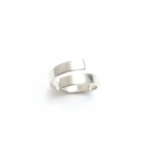 podesivi srebrni prsten minimalistički dizajn 925