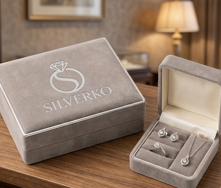 srebrni nakit poklon luksuzni izgled 925